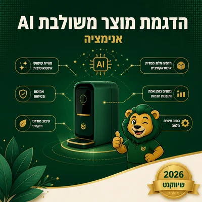 דוגמה להדגמת מוצר משולבת AI של שיווקנט