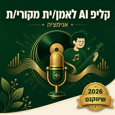 דוגמה לקליפ AI לאמן עצמאי בהפקת שיווקנט