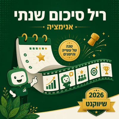 דוגמה לסיכום שנה ארגוני של שיווקנט