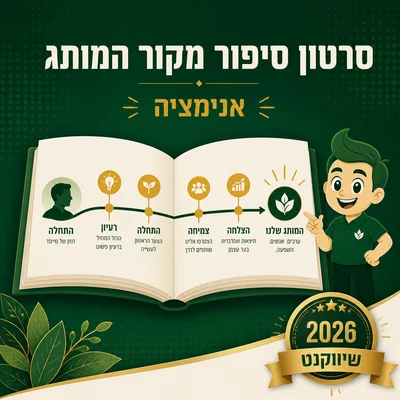 הפקת סרטון תדמית לעסק - סיפור מקור המותג של שיווקנט