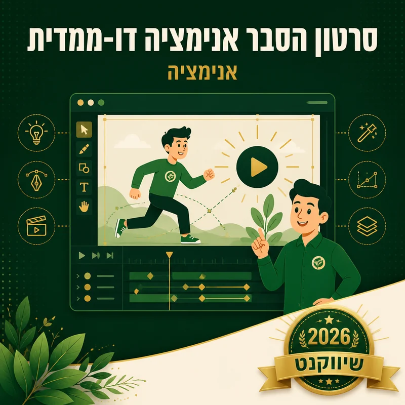 דוגמה לאנימציה דו-ממדית של שיווקנט