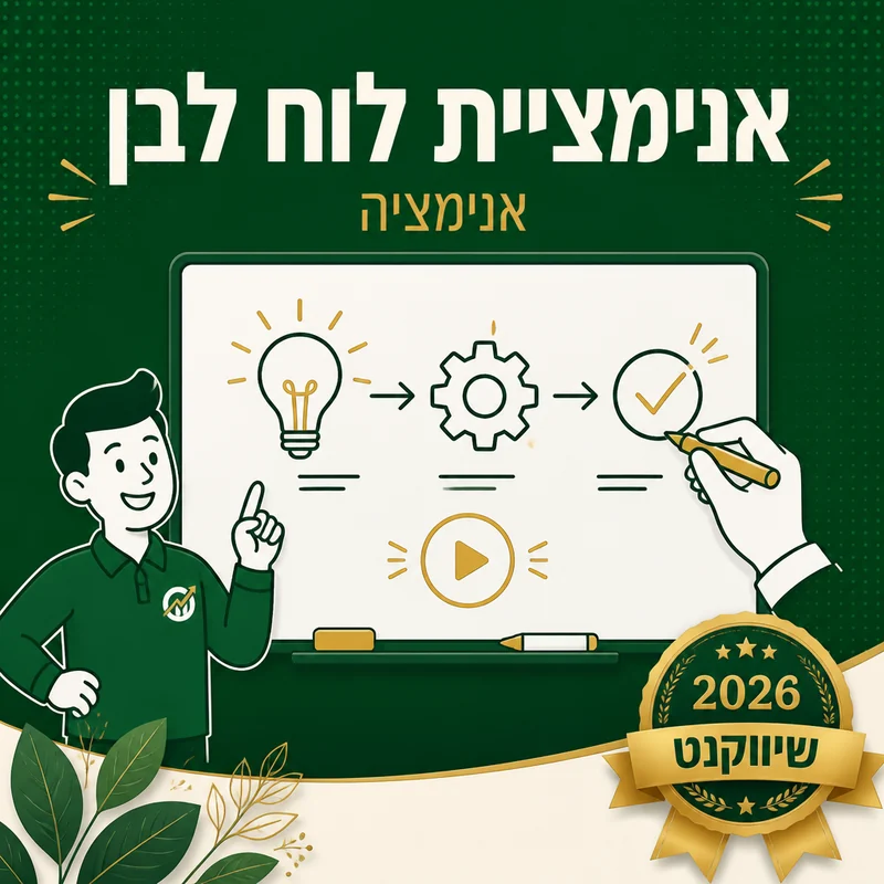 דוגמה לאנימציית לוח לבן של שיווקנט