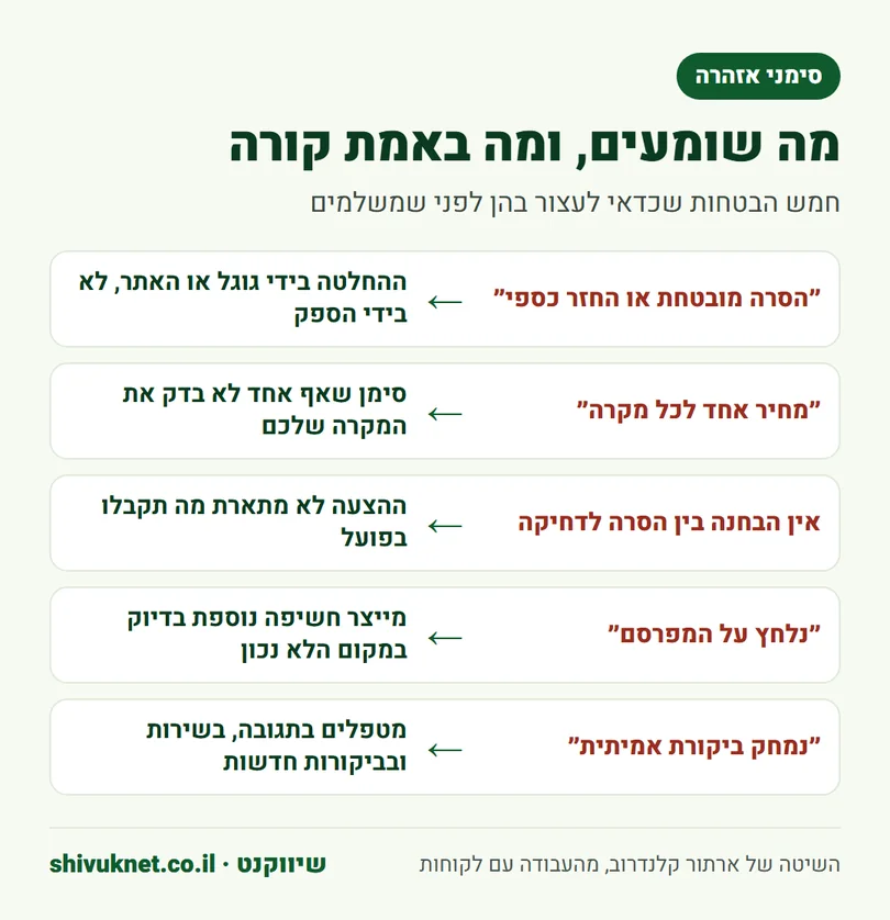 חמש הבטחות של ספקי הסרה מגוגל שכדאי לחשוד בהן