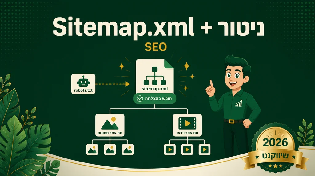 יצירה והגשת sitemap.xml ל-Google Search Console
