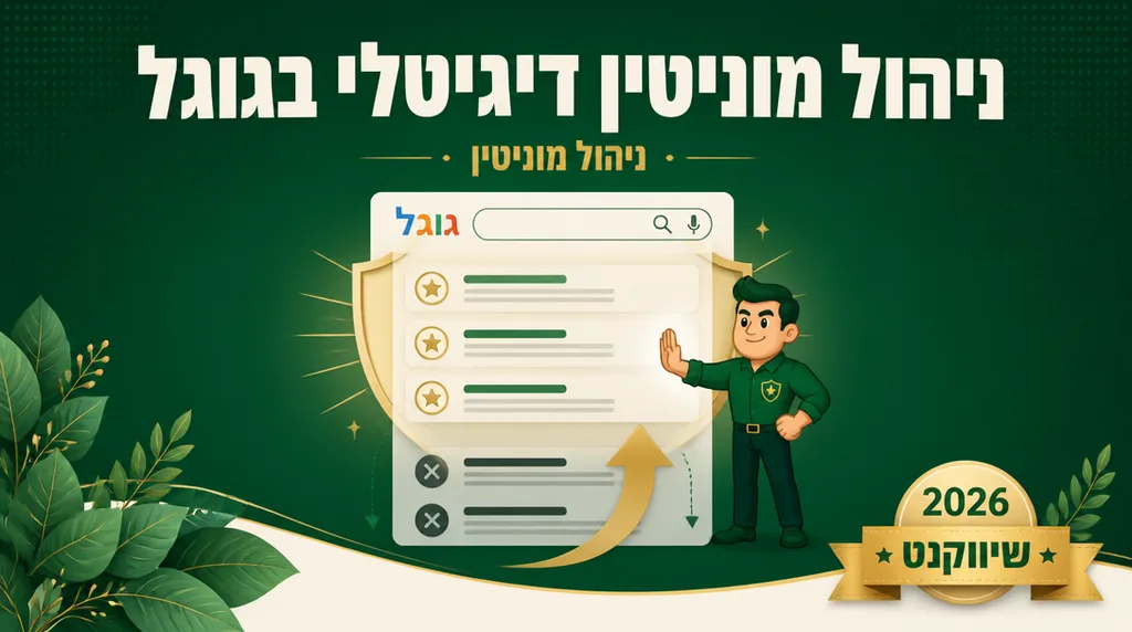 ניהול מוניטין דיגיטלי בגוגל - שיווקנט