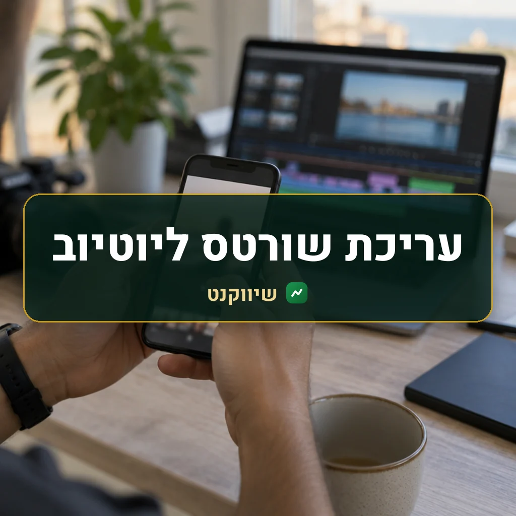 עריכת שורטס ליוטיוב מסרטונים ארוכים - שיווקנט