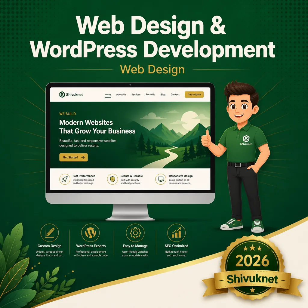 Artur Kalandarov building a WordPress business website with SEO baked in