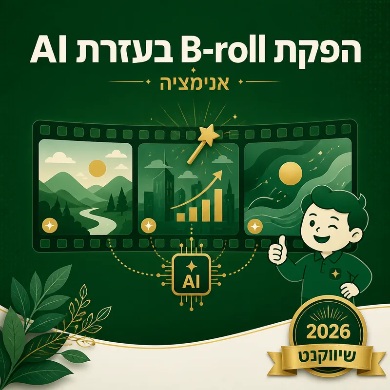 הפקת B-roll בעזרת AI - שיווקנט