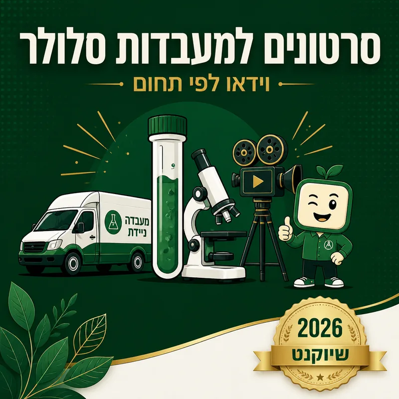 סרטונים למעבדות סלולר - שיווקנט