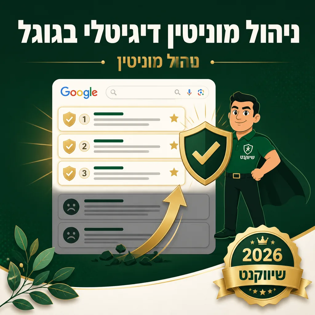 ניהול מוניטין דיגיטלי בגוגל - שיווקנט