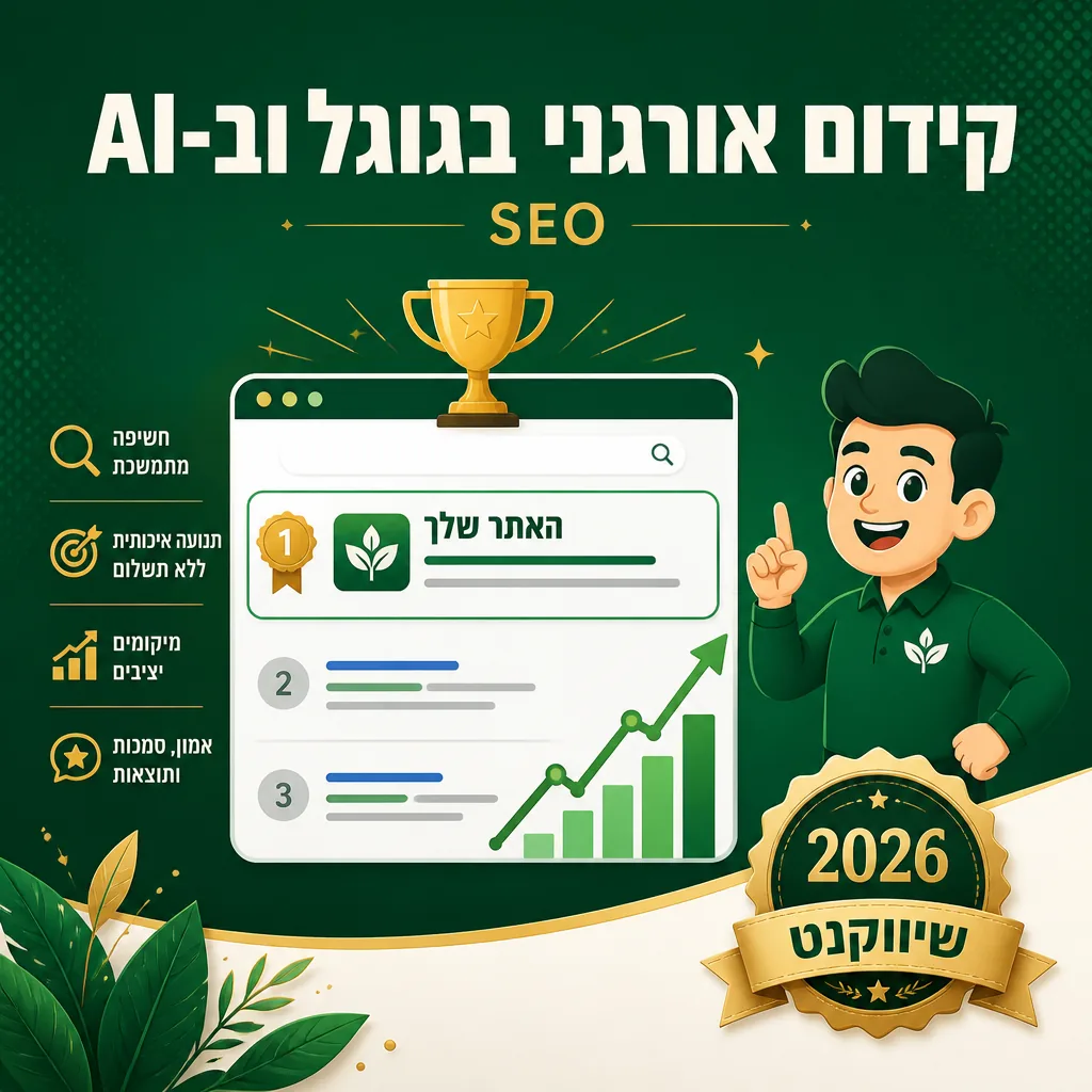 קידום אתרים אורגני - שיווקנט
