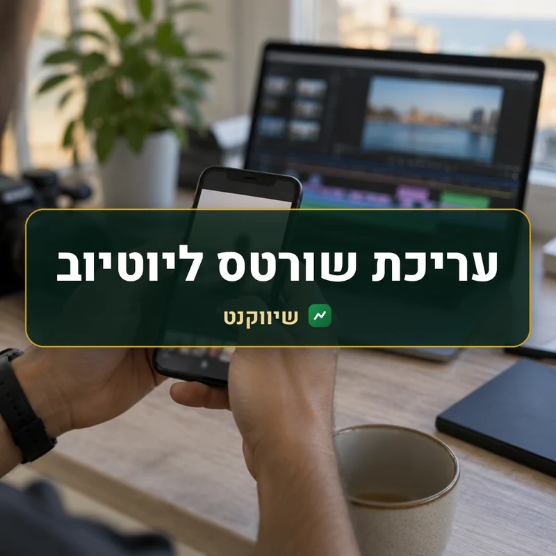 עריכת שורטס ליוטיוב - שיווקנט