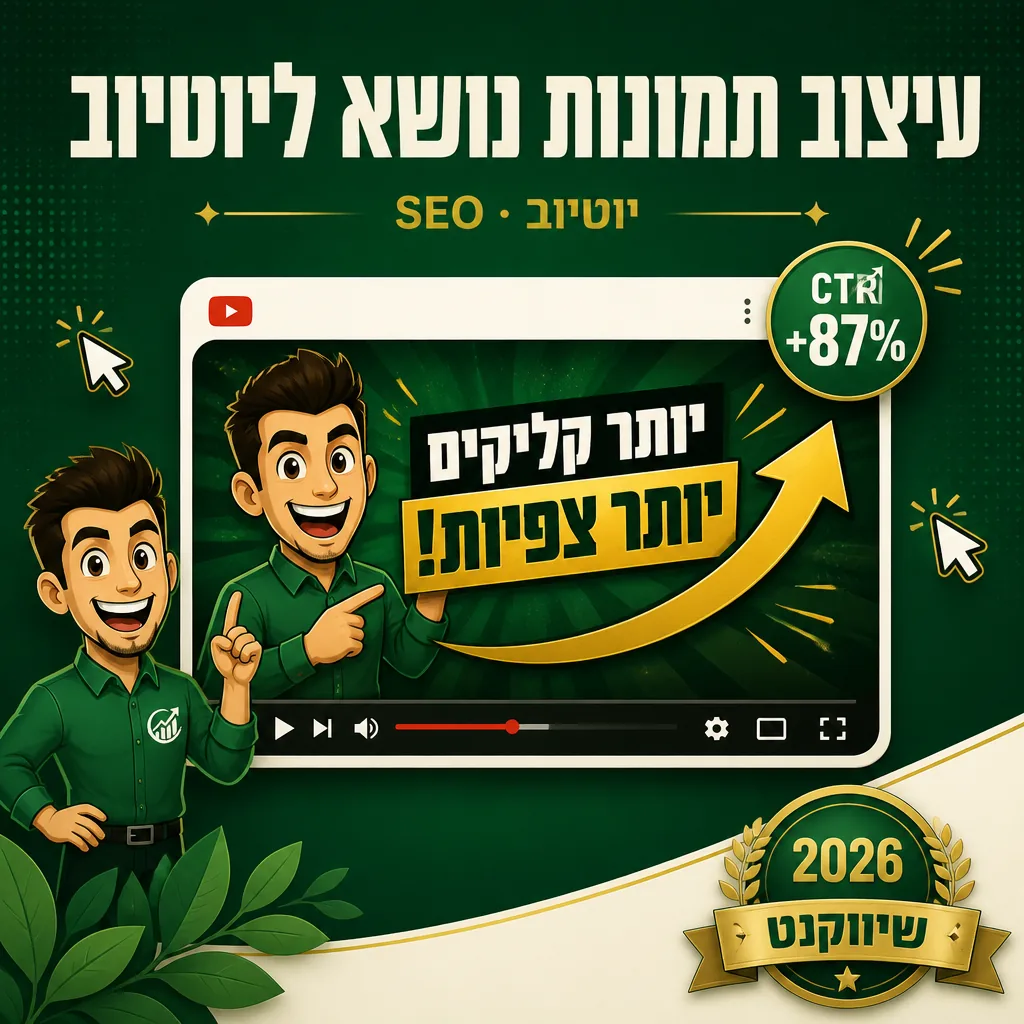 עיצוב תמונות נושא ליוטיוב
