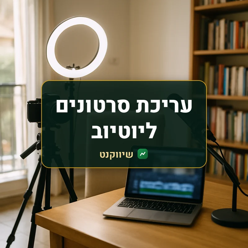 עריכת פרקים ליוטיוב - שיווקנט