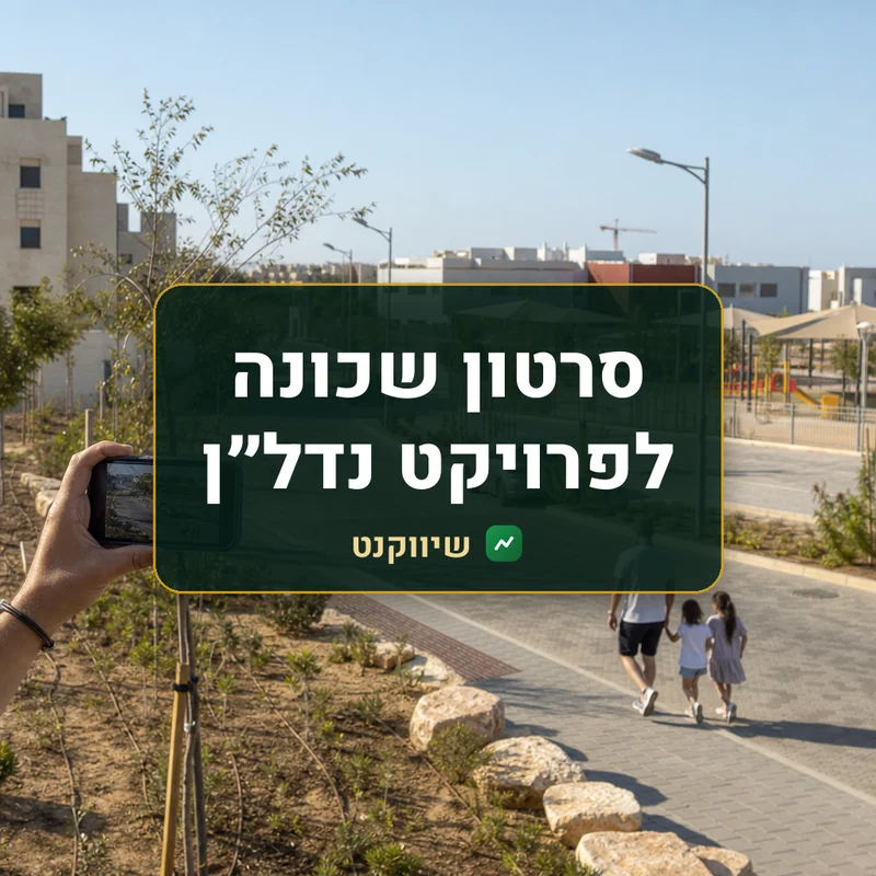 סרטון שכונה לפרויקט נדל״ן - שיווקנט