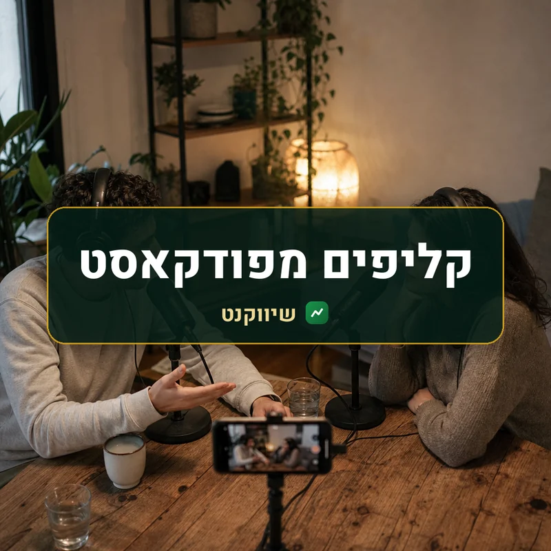 קליפים קצרים מפודקאסט - שיווקנט