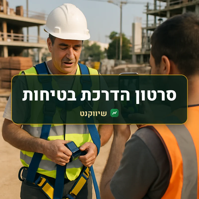סרטון הדרכת בטיחות - שיווקנט