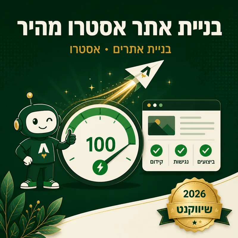 בניית אתר אסטרו מהיר - שיווקנט