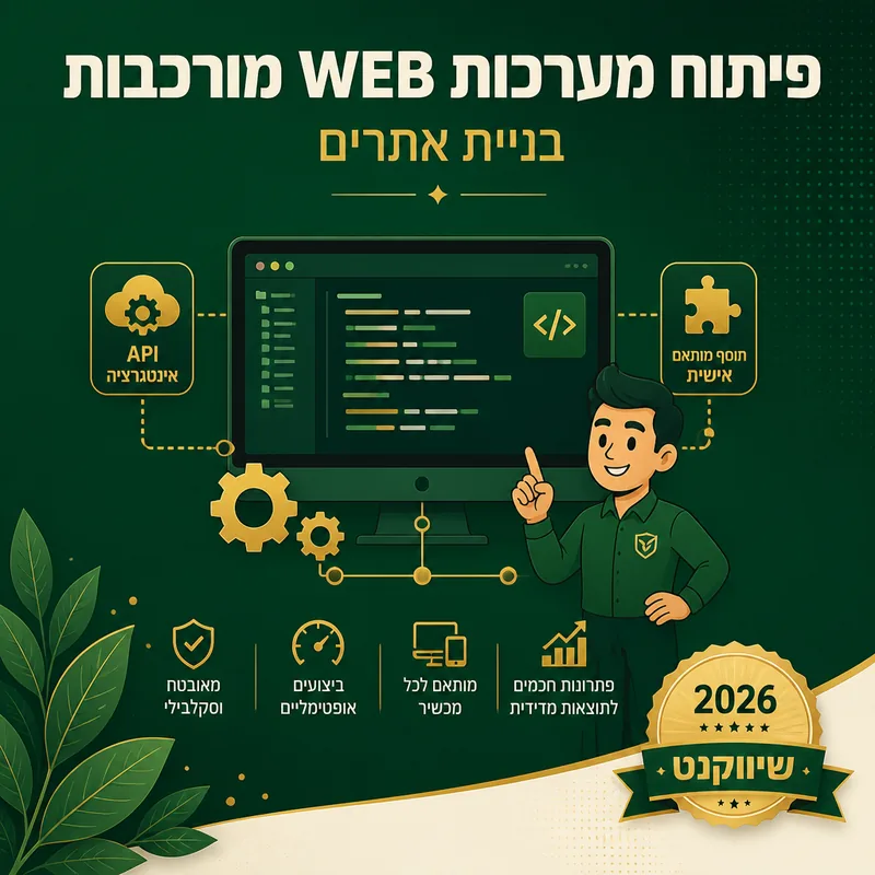 פיתוח מערכות WEB מורכבות - שיווקנט