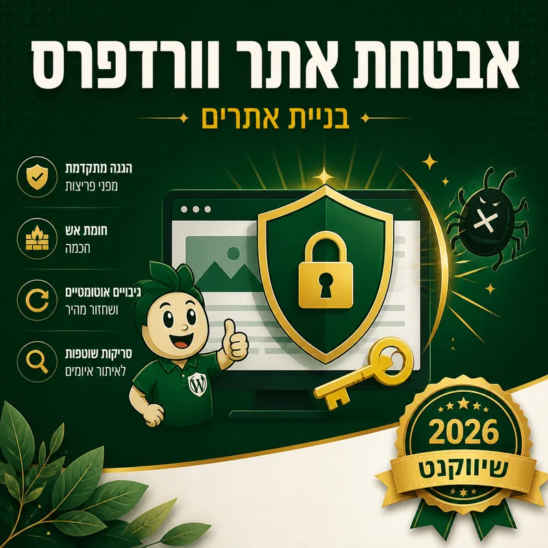 אבטחת אתר וורדפרס - שיווקנט