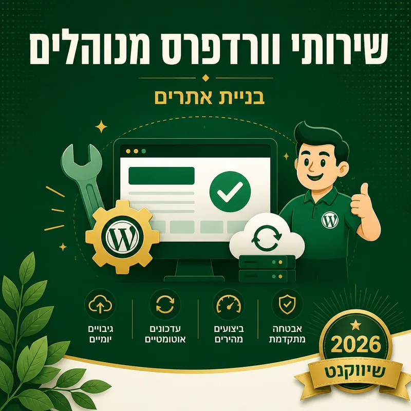 שירותי וורדפרס מנוהלים - שיווקנט