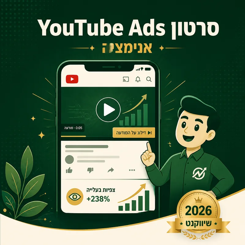 סרטון YouTube Ads - שיווקנט