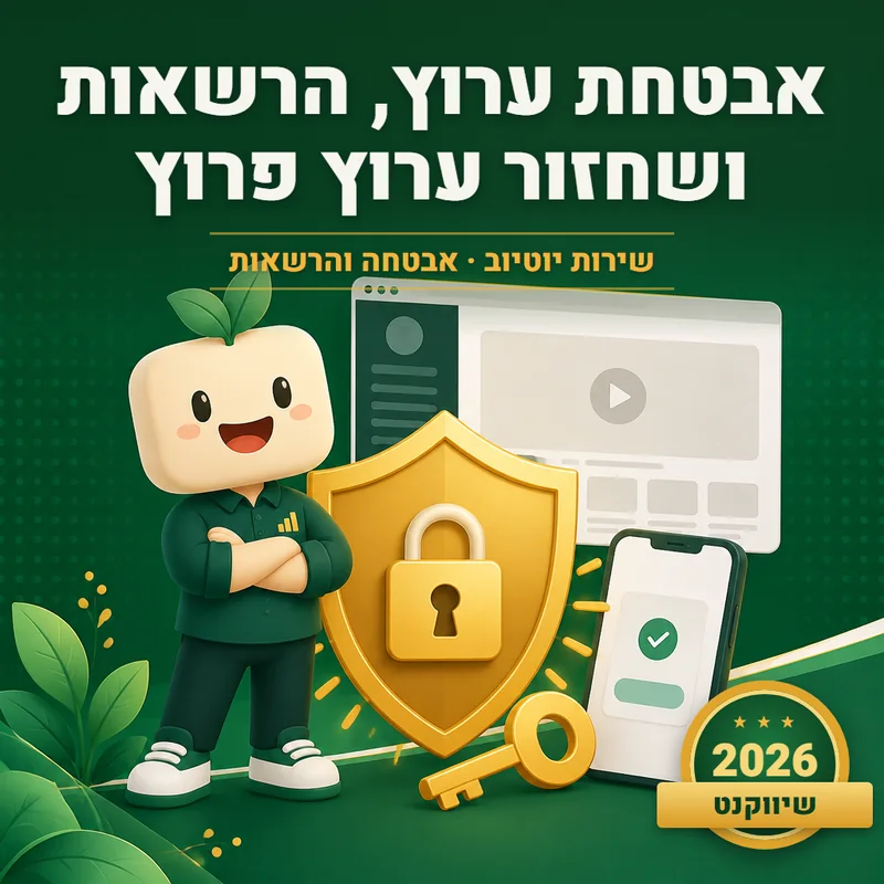 אבטחת ערוץ, הרשאות ושחזור ערוץ פרוץ - שיווקנט