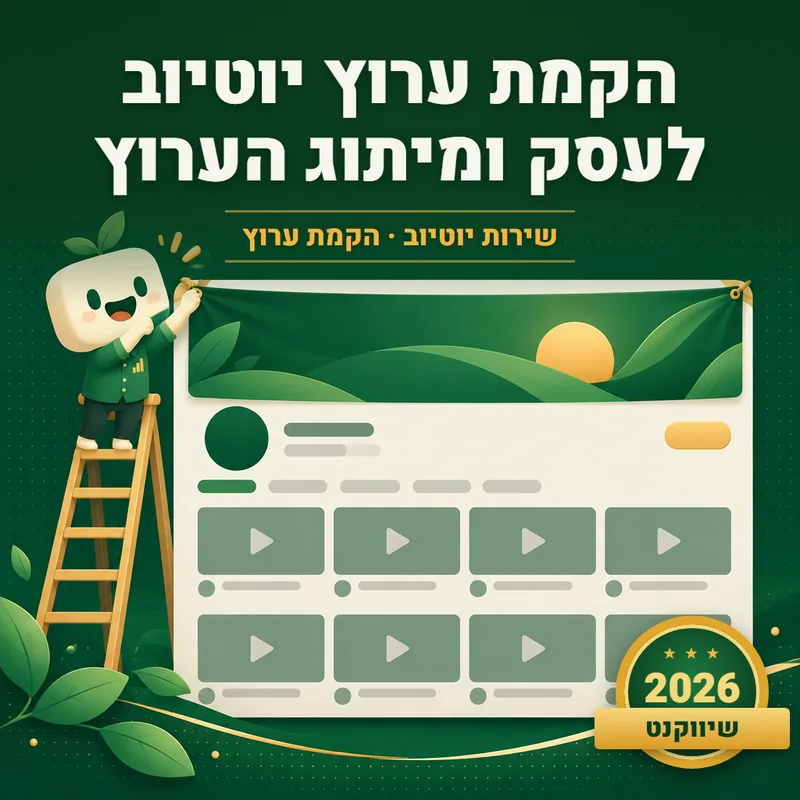 הקמת ערוץ יוטיוב לעסק ומיתוג הערוץ - שיווקנט
