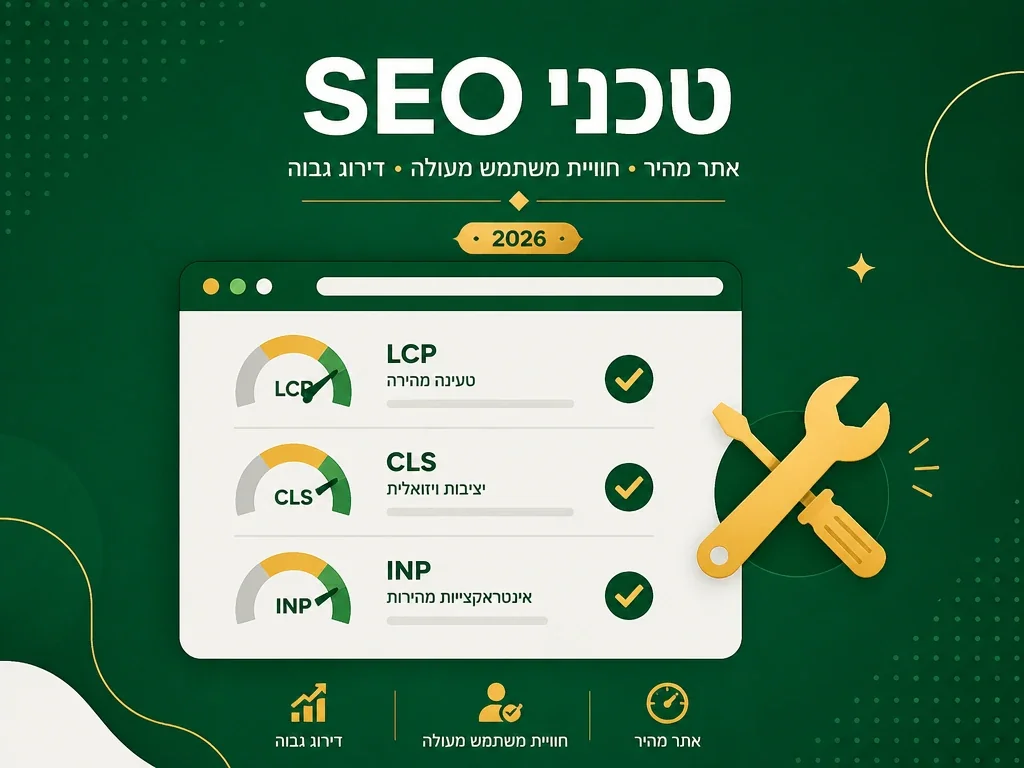 SEO טכני - אודיט ותיקונים שוטפים