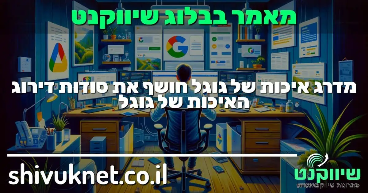 מדרג איכות של גוגל חושף את סודות דירוג האיכות של גוגל