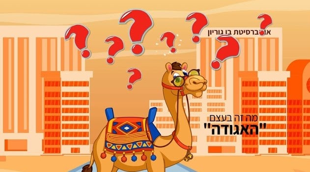 אנימציה עסקית שעוברת ממורכב לפשוט הסיפור של האגודה הסטודנטיאלית באוניברסיטת בן-גוריון בנגב