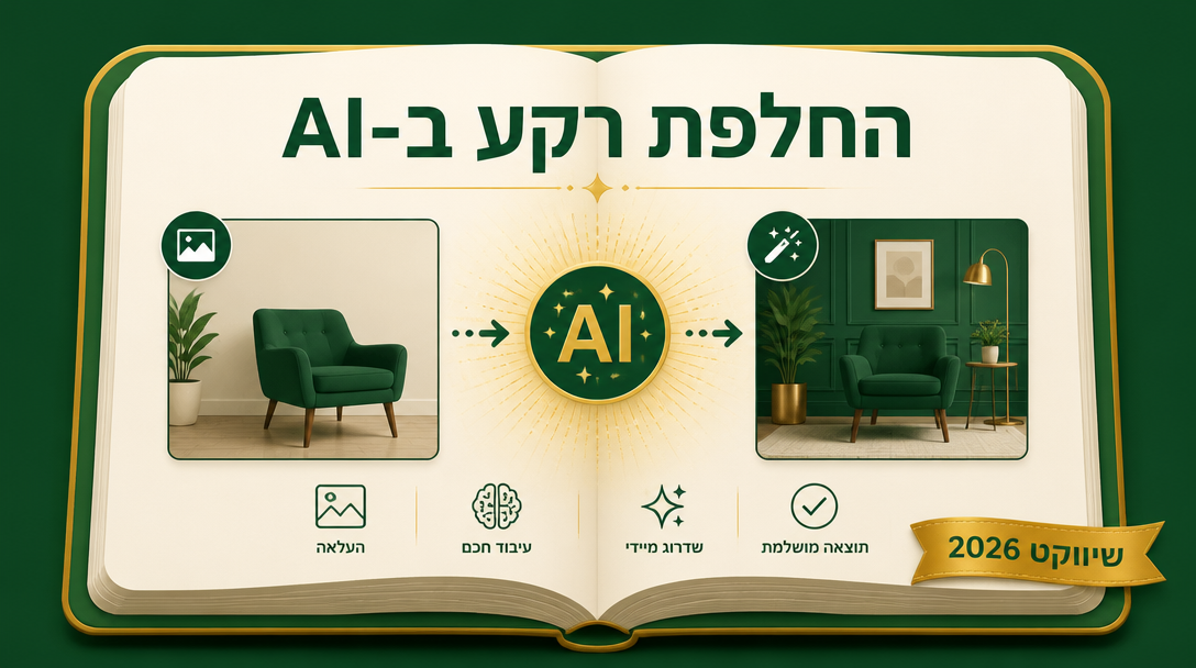 החלפת רקע ב-AI