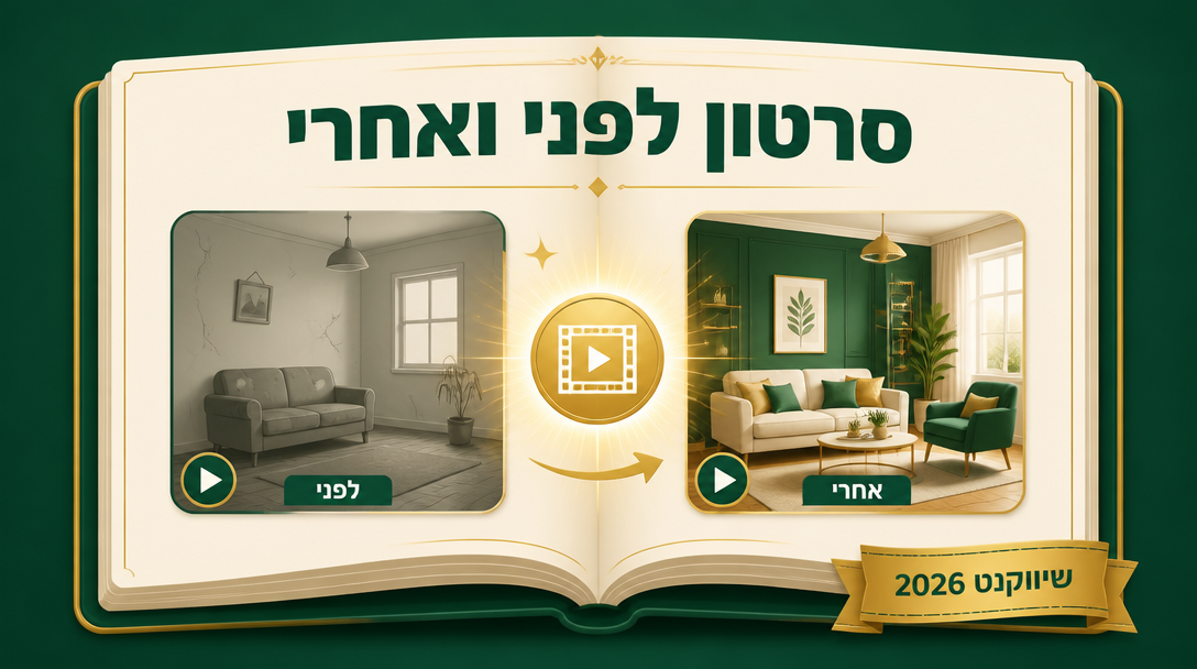 סרטון לפני ואחרי