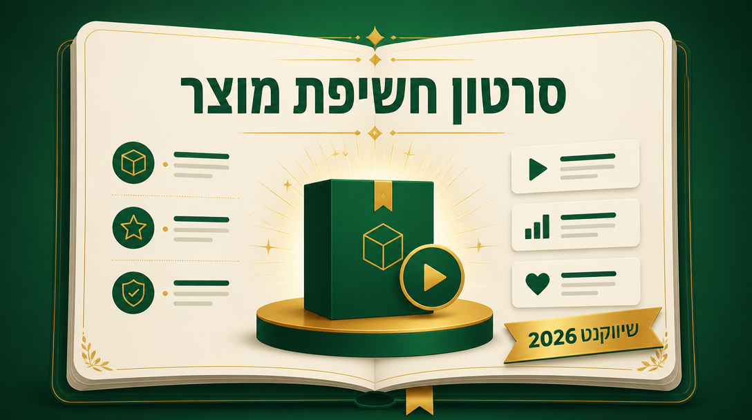סרטון חשיפת מוצר