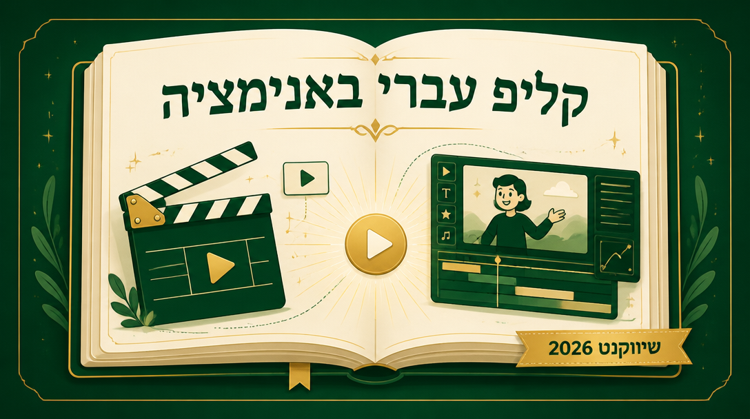 קליפ עברי באנימציה