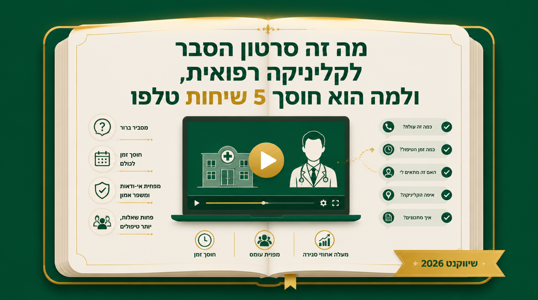סרטון הסבר לקליניקה רפואית