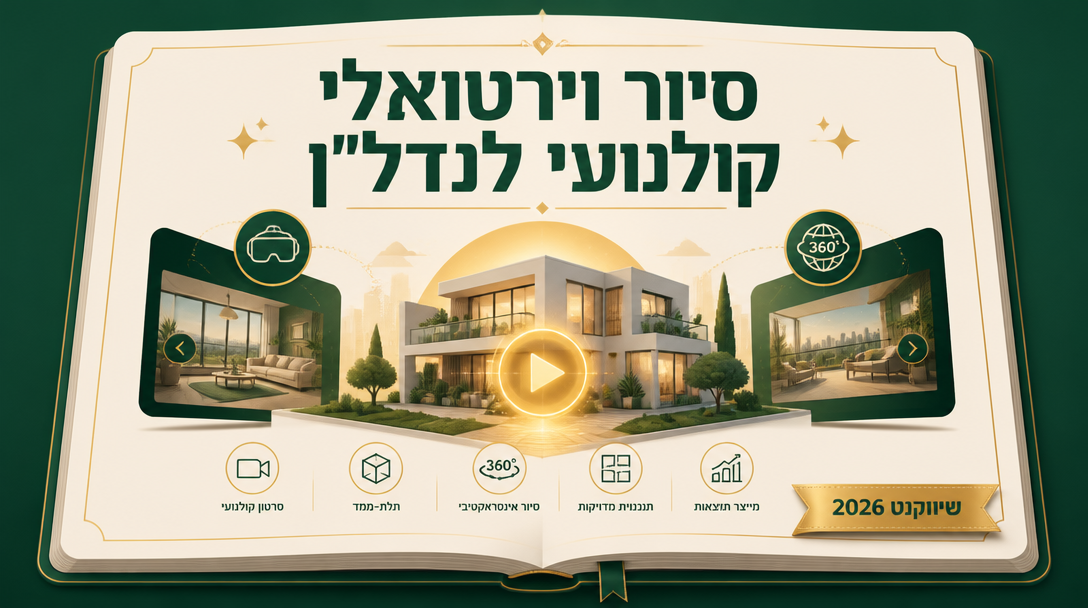 סיור וירטואלי קולנועי לנדל"ן