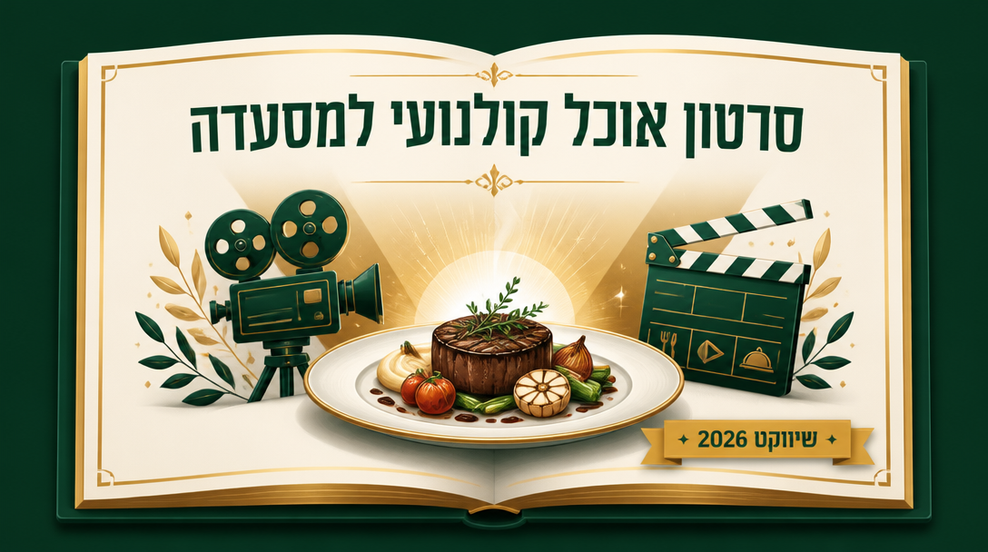 סרטון אוכל קולנועי למסעדה