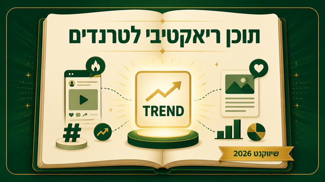 תוכן ריאקטיבי לטרנדים