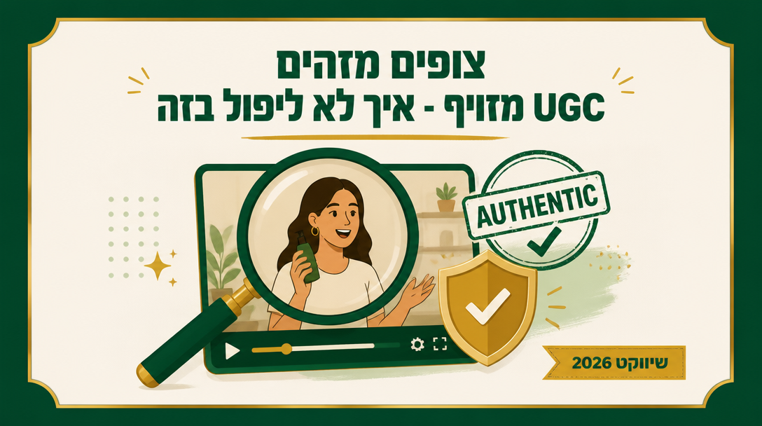 צופים מזהים UGC מזויף - איך לא ליפול בזה