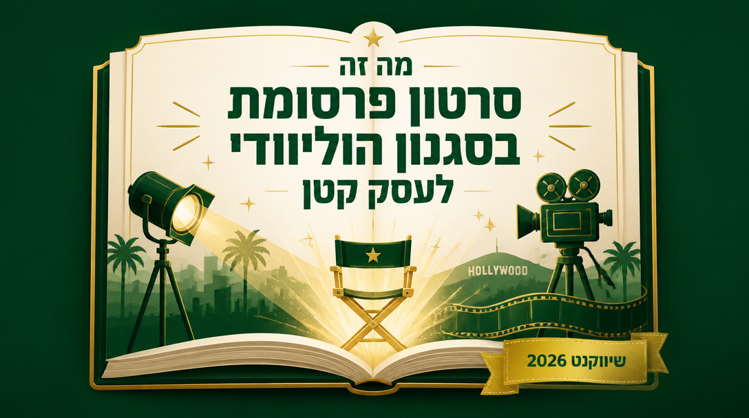 מה זה סרטון פרסומת בסגנון הוליוודי לעסק קטן