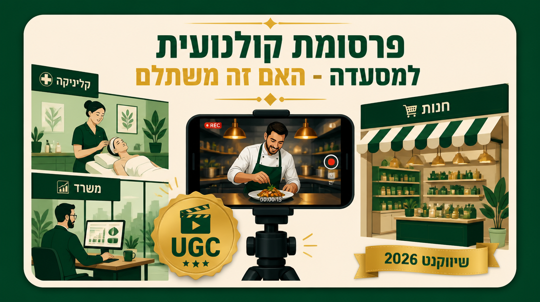 פרסומת קולנועית למסעדה - האם זה משתלם