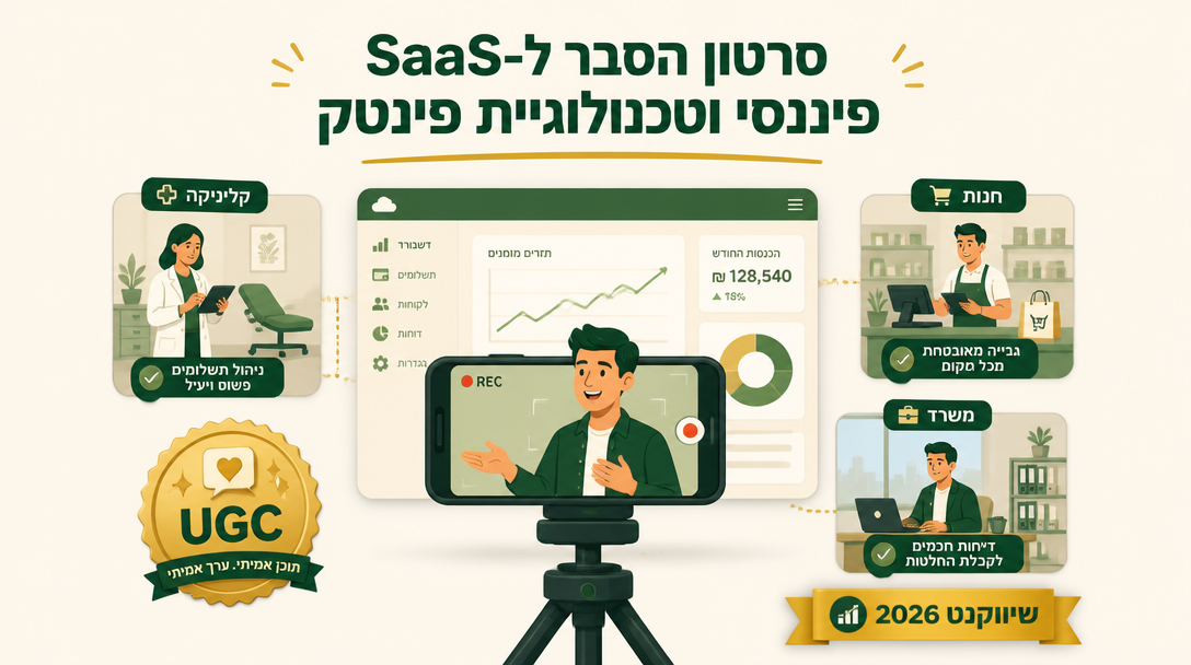 סרטון הסבר ל-SaaS פיננסי וטכנולוגיית פינטק