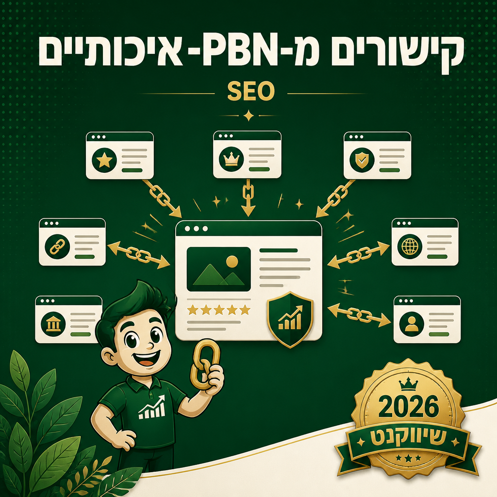 בניית קישורים חיצוניים PBN - רשת אתרים פרטית לקידום אתרים