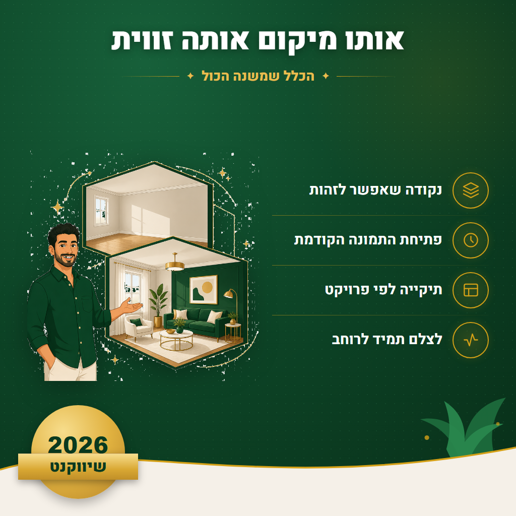 אותו מיקום אותה זווית - הכלל שמשנה הכול | שיווקנט