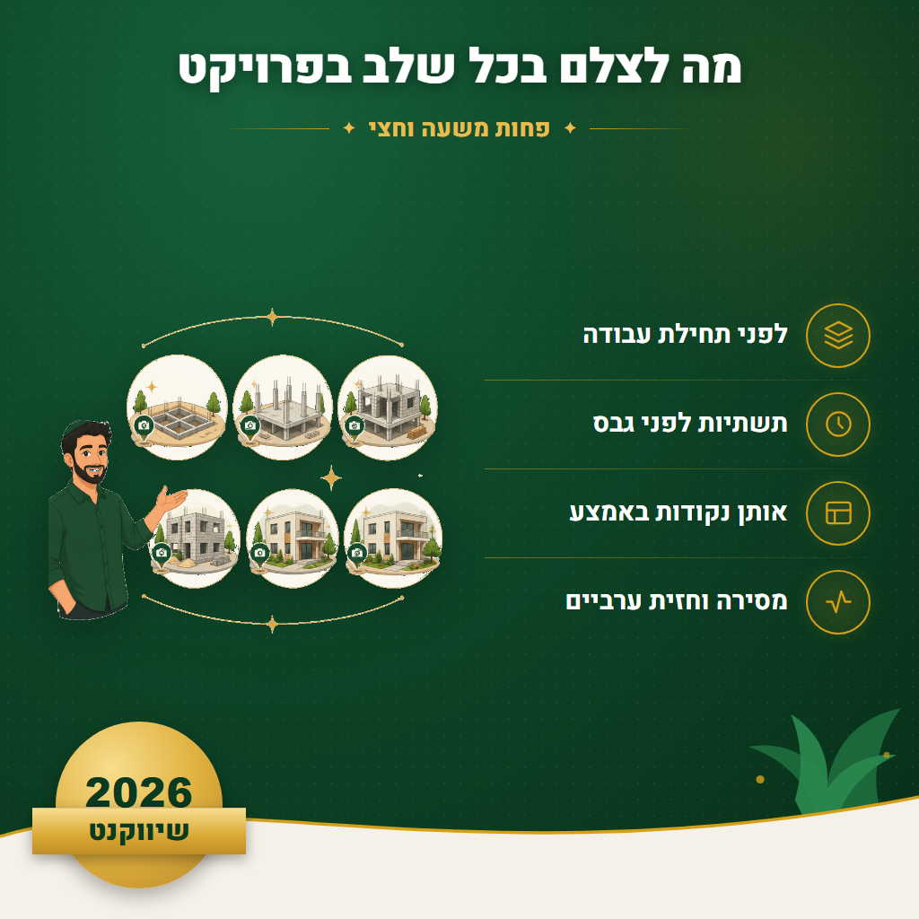 מה לצלם בכל שלב בפרויקט - פחות משעה וחצי | שיווקנט