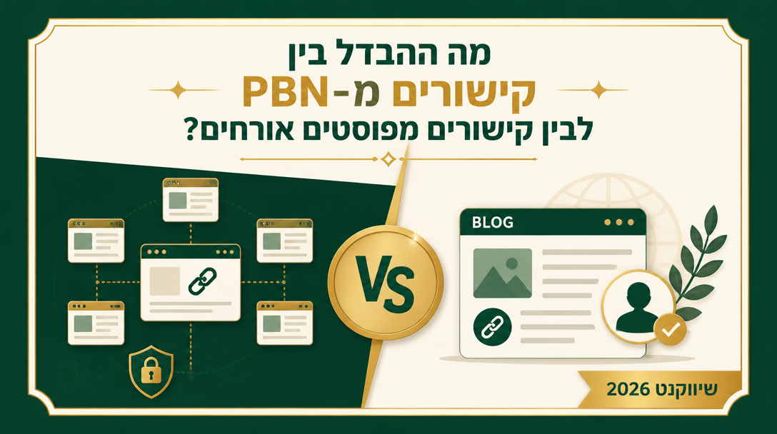 מה ההבדל בין קישורים מ-PBN לבין קישורים מפוסטים אורחים? - שיווקנט