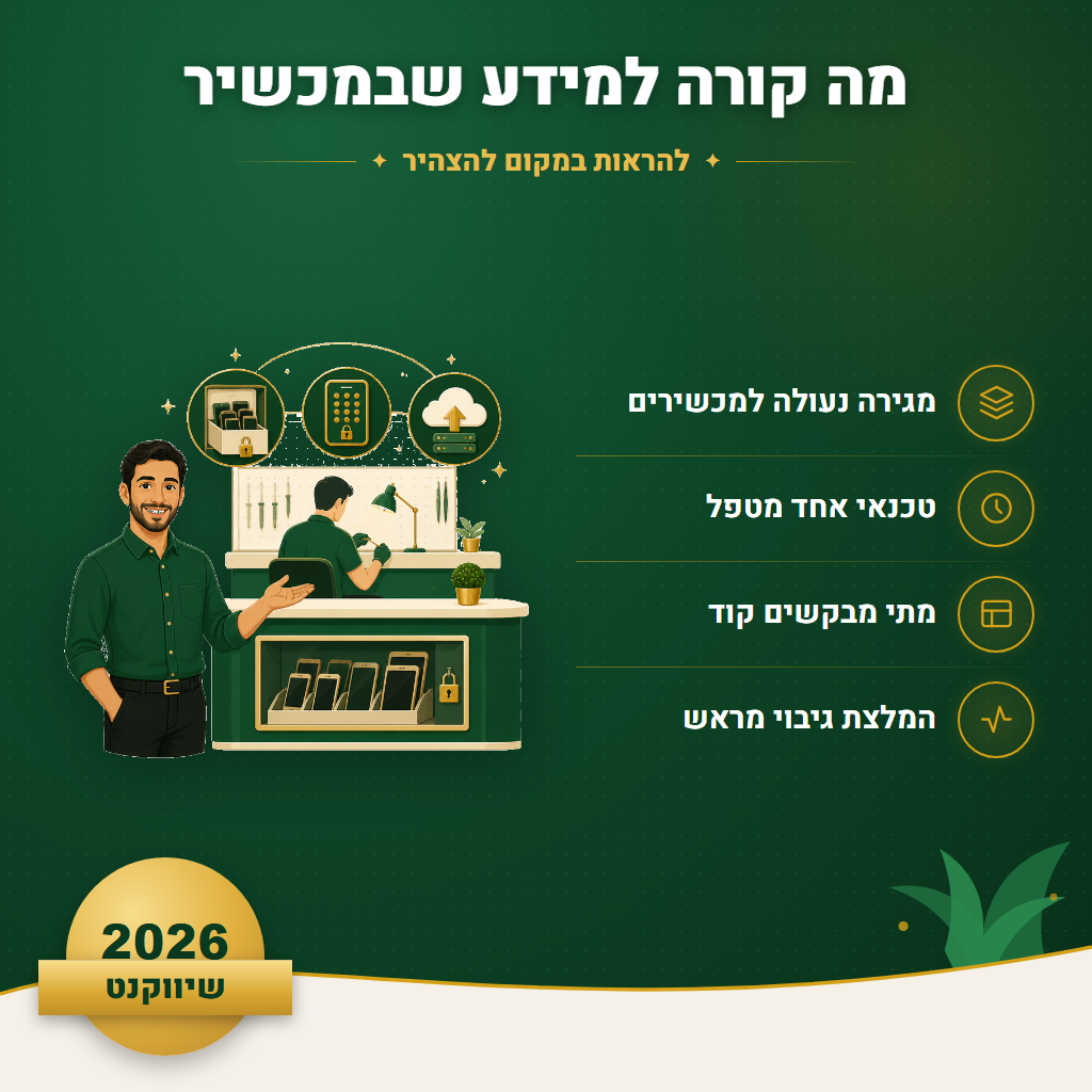 מה קורה למידע שבמכשיר - להראות במקום להצהיר | שיווקנט