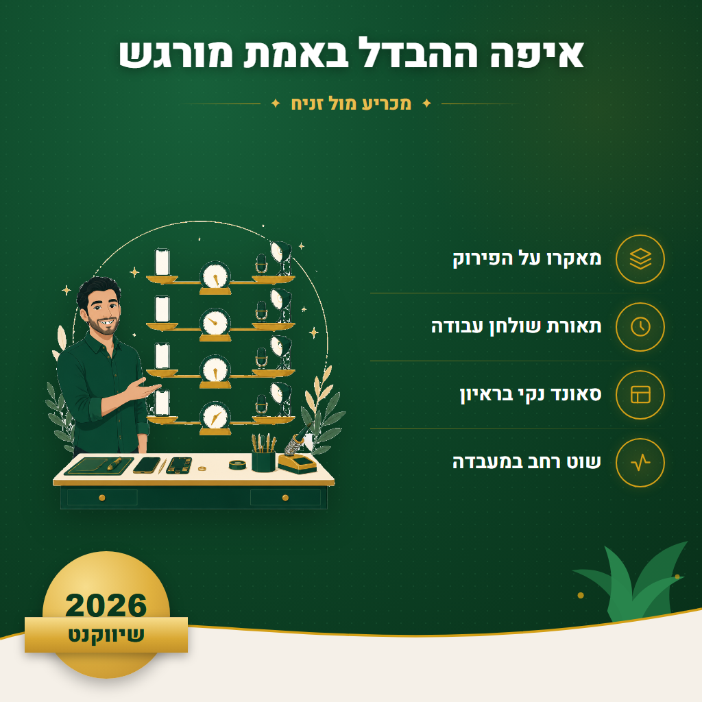 איפה ההבדל באמת מורגש - מכריע מול זניח | שיווקנט
