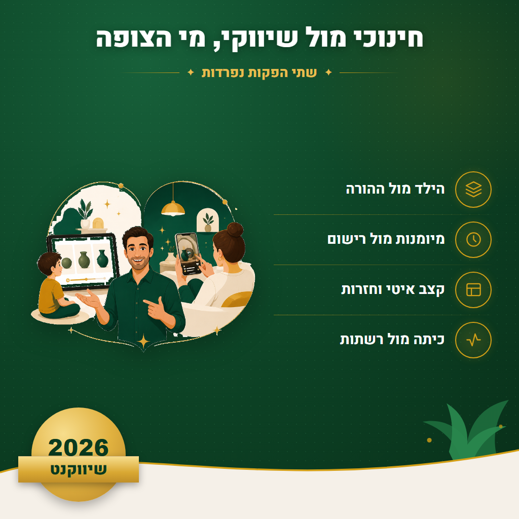 חינוכי מול שיווקי, מי הצופה - שתי הפקות נפרדות | שיווקנט